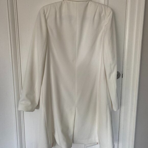 Anne Taylor White Peacoat - Picture 2 of 4